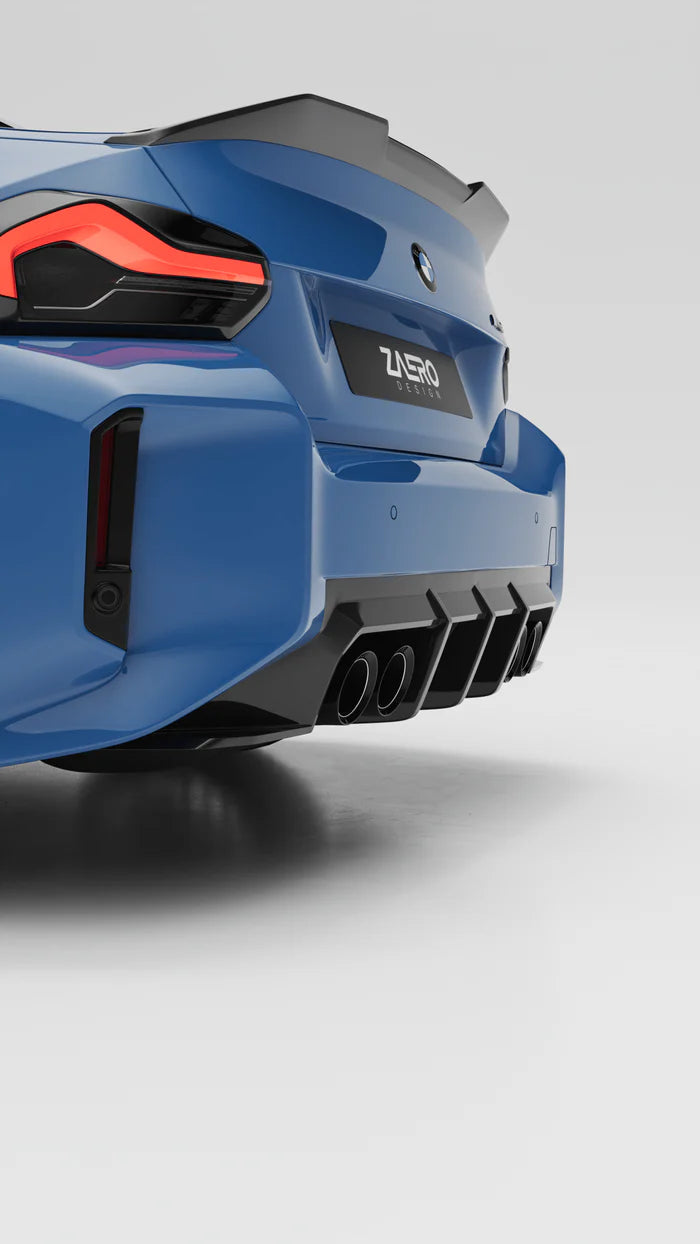 BMW M2 G87 EVO-S Gloss Black Rear Diffuser by ZAERO (2023+) - Reinhart Autohaus