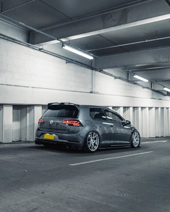 VW Golf R Mk7.5 EVO-1 Gloss Black Rear Diffuser by ZAERO (2017-2020) - Reinhart Autohaus