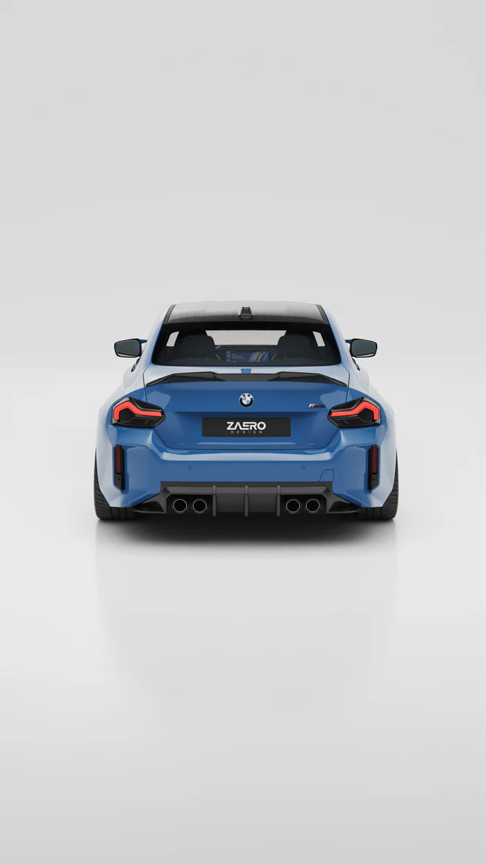 BMW M2 G87 EVO-S Gloss Black Rear Diffuser by ZAERO (2023+) - Reinhart Autohaus