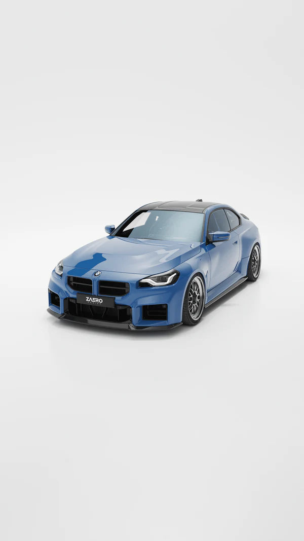 BMW M2 G87 EVO-S Gloss Black Front Lip by ZAERO (2023+) - Reinhart Autohaus
