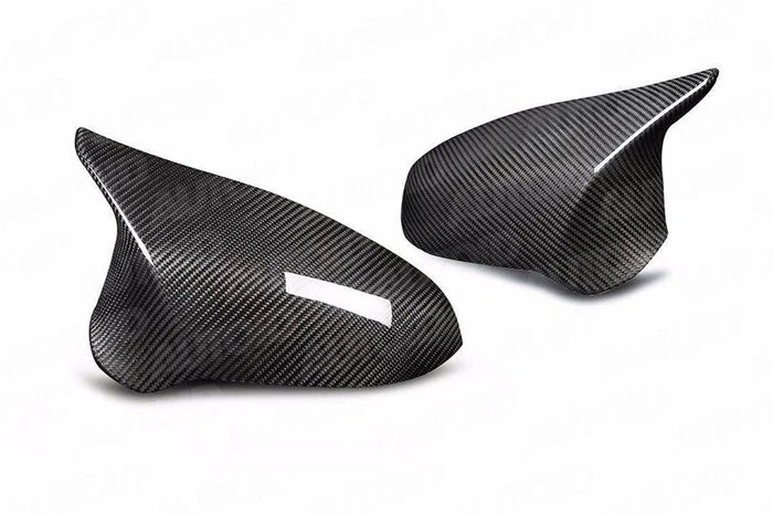 TRE Pre-preg Carbon Fibre Wing Mirror Covers for BMW M2 Competition, M3 & M4 (2014-2021, F87 F80 F82) - Reinhart Autohaus