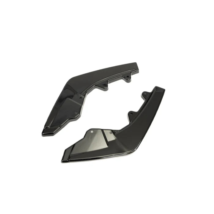 BMW 1 Series, M135i & M140i F20 F21 LCI EVO-1 Gloss Black Diffuser Side Spat Flap Extensions by ZAERO (2015-2019) - Reinhart Autohaus