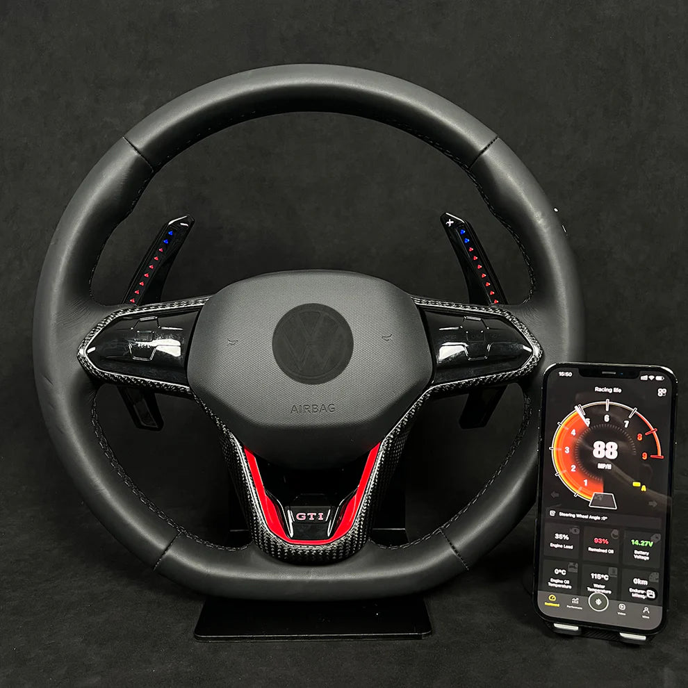 TDD LED Paddle Shifter Extension for Volkswagen Golf MK8 - Paddle Shifters
