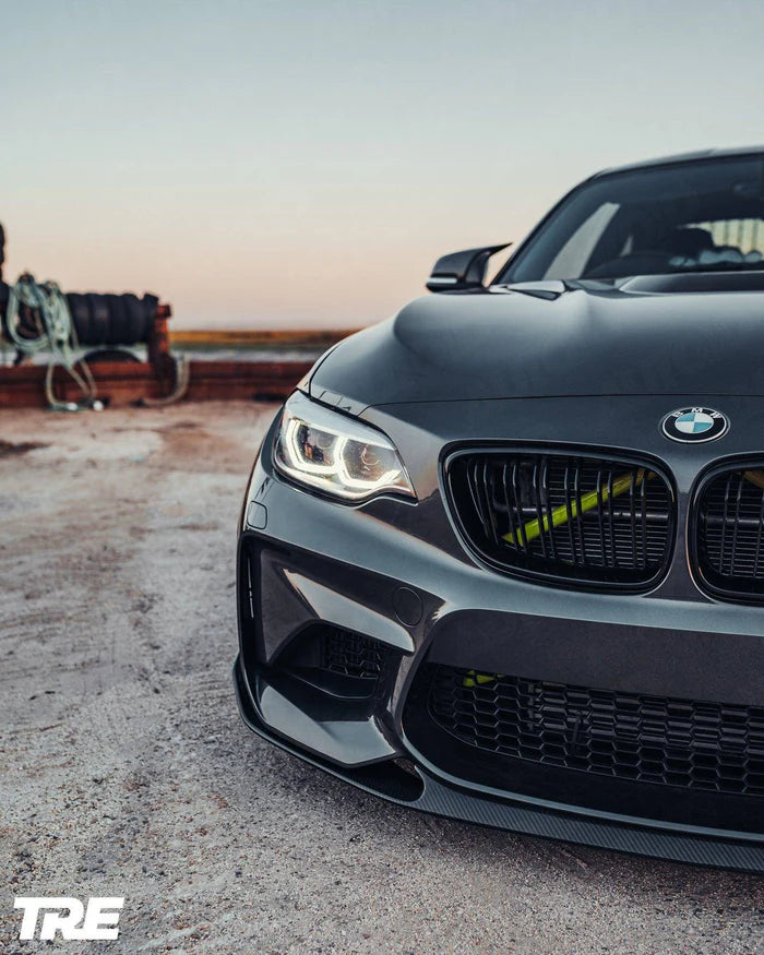 BMW M2 OG F87 Pre-Preg Carbon Fibre Front Splitter by TRE (2015-2018) - Reinhart Autohaus