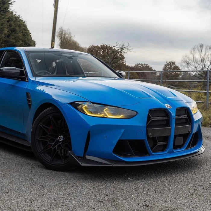 BMW M3 G80 G81 & BMW M4 G82 G83 Pre-Preg Carbon Fibre CSL Front Splitter by TRE (2021+) - Reinhart Autohaus