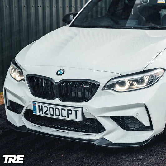 BMW M2 Competition F87 Pre-preg Carbon Fibre CS Front Splitter by TRE (2018-2021) - Reinhart Autohaus