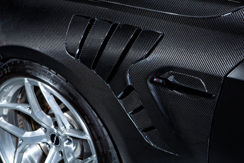 CARBON FIBRE FRONT FENDERS FOR BMW M2 & M2 COMPETITION (2015-2021 F87) By Alpha-N - Carbon Fenders