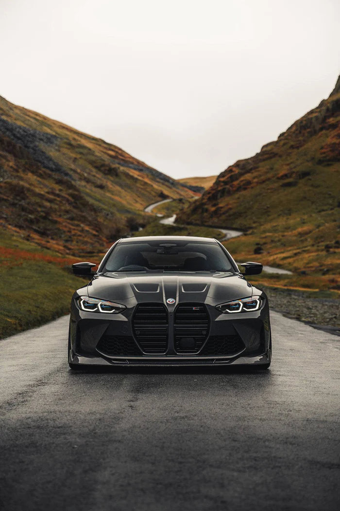 BMW M3 G80 G81 & BMW M4 G82 G83 Pre-Preg Carbon Fibre ID-01 Front Splitter by TRE (2021+) - Reinhart Autohaus