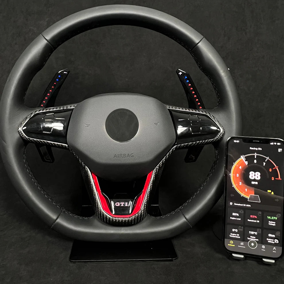TDD LED Paddle Shifter Extension for Volkswagen Golf MK8 - Paddle Shifters