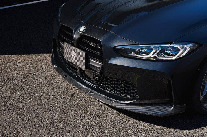 3DDesign Carbon Fibre Front Splitter for BMW M3 & M4 (2020+, G80 G81 G82 G83) - Reinhart Autohaus