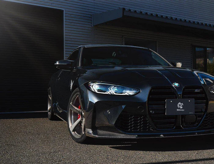 3DDesign Carbon Fibre Front Splitter for BMW M3 & M4 (2020+, G80 G81 G82 G83) - Reinhart Autohaus