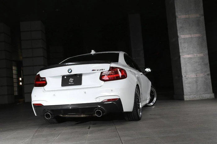 3DDesign Carbon Fibre Rear Diffuser for BMW 2 Series (2014-2020, F22 F23) - Reinhart Autohaus