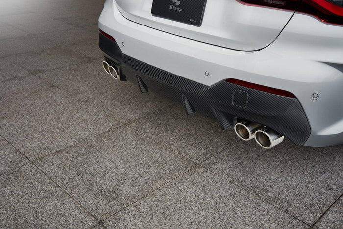 3DDesign Carbon Fibre Rear Diffuser for BMW 4 Series (2020+, G22 G23) - Reinhart Autohaus
