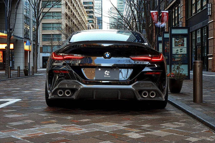 3DDesign Carbon Fibre Rear Diffuser for BMW 8 Series (2019+, G16) - Reinhart Autohaus