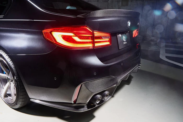 3DDesign Carbon Fibre Rear Diffuser for BMW M5 (2017-2023, F90) - Reinhart Autohaus