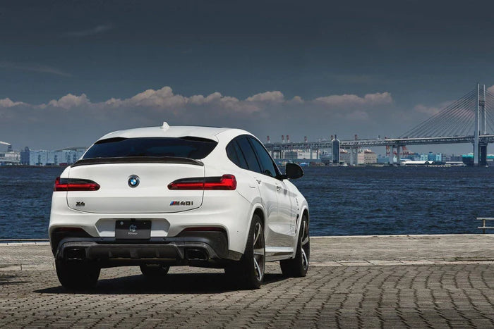 3DDesign Carbon Fibre Rear Diffuser for BMW X4 M40i (2018+, G02) - Reinhart Autohaus