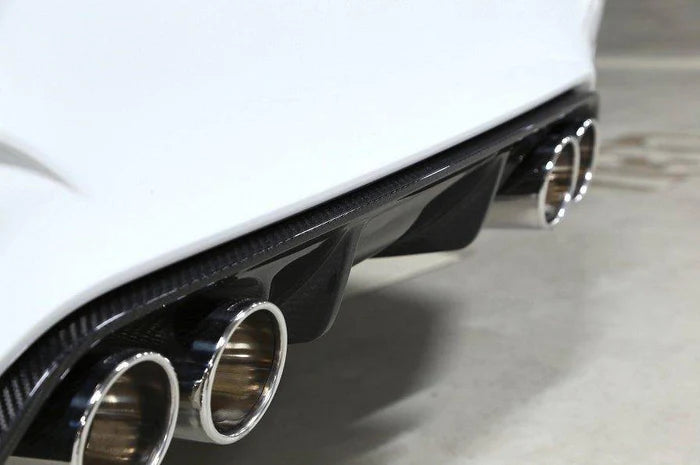 3DDesign Carbon Fibre Rear Diffuser (Type 1) for BMW M3 & M4 (2014-2020, F80 F82 F83) - Reinhart Autohaus