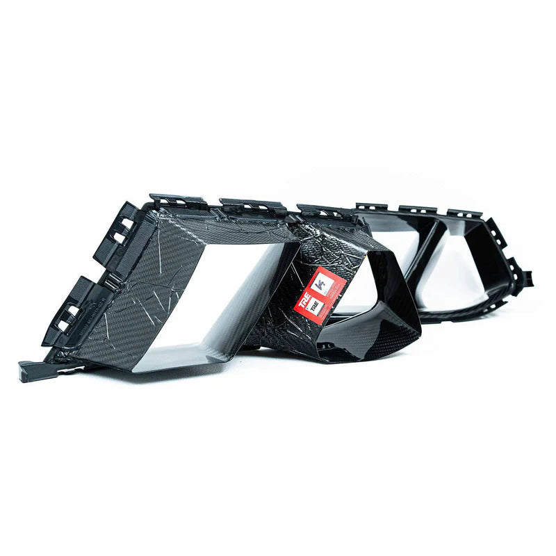 BMW G80 G81 M3 & G82 G83 M4 PRE-PREG CARBON FIBRE PERFORMANCE STYLE FRONT DUCTS BY TRE (2021 + ) - Carbon Duct Vents