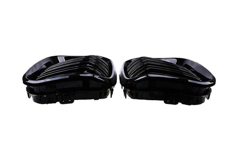 BMW 1 Series, M135i & M140i F20 F21 LCI Gloss Black Kidney Grilles (2015-2019) - Reinhart Autohaus