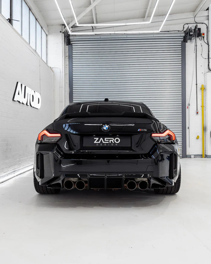 BMW M2 G87 EVO-S Gloss Black Rear Diffuser by ZAERO (2023+) - Reinhart Autohaus