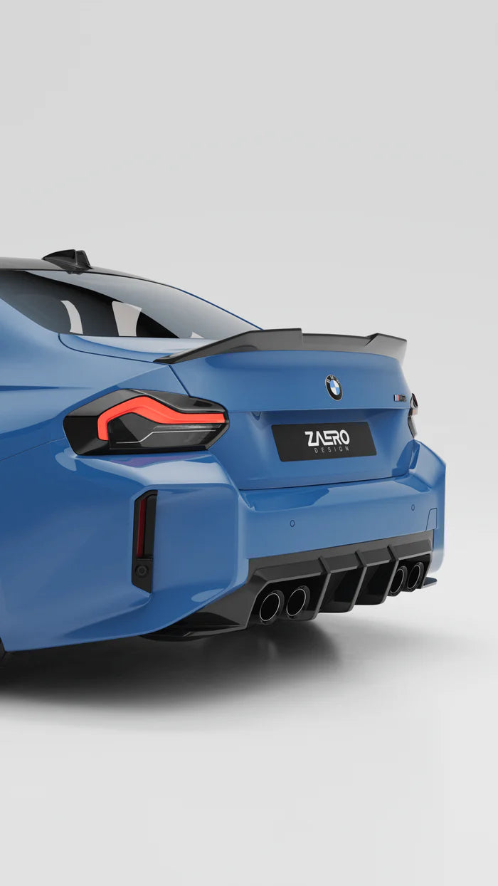 BMW M2 G87 EVO-S Gloss Black Rear Diffuser by ZAERO (2023+) - Reinhart Autohaus