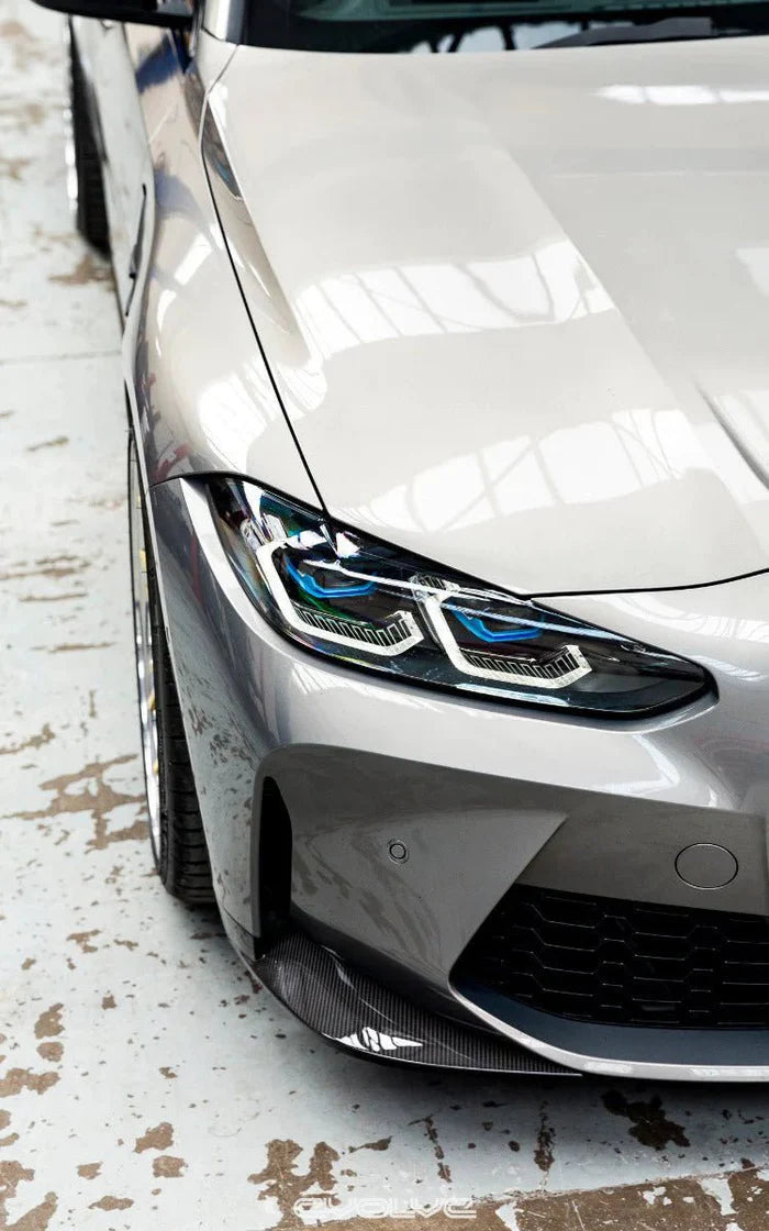 BMW M3 G80 & M4 G82 Carbon Fibre Front Bumper Corner Inserts by Alpha-N (2021+) - Reinhart Autohaus