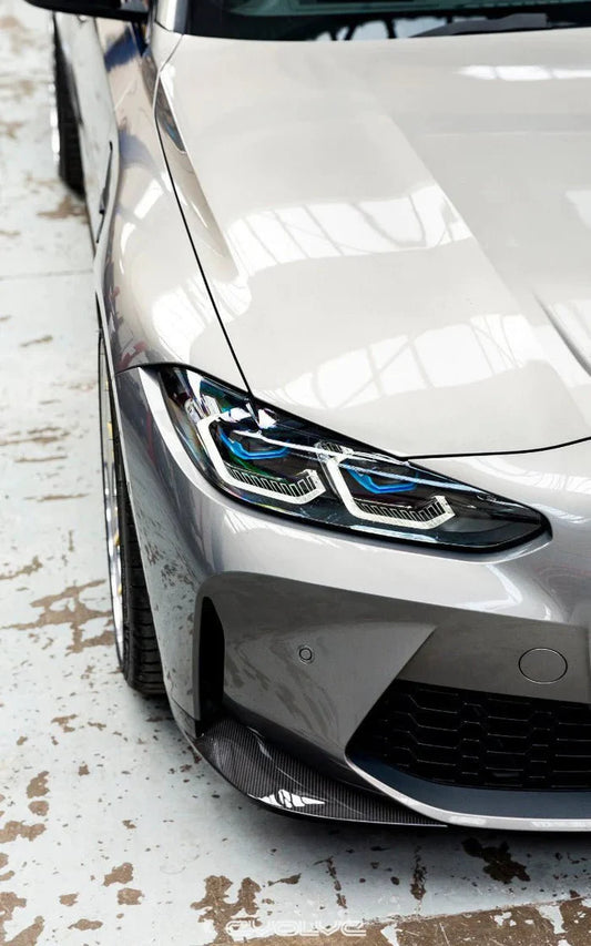 BMW M3 G80 & M4 G82 Carbon Fibre Front Bumper Corner Inserts by Alpha-N (2021+) - Reinhart Autohaus
