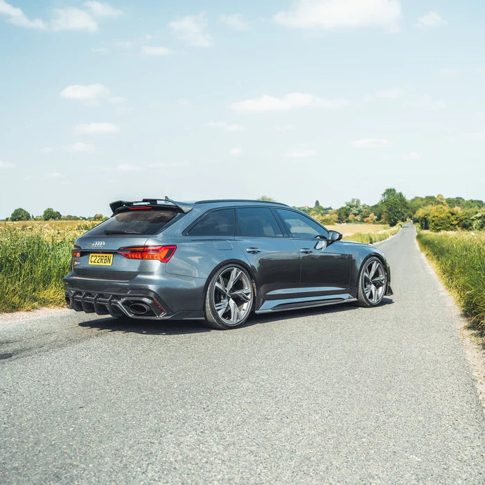 Audi RS6 C8 Pre-Preg Carbon Fibre Rear Diffuser (2019+) - Reinhart Autohaus