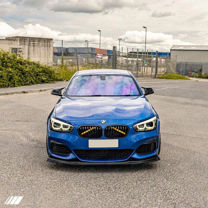 BMW 1 Series F20 F21 LCI EVO-1 Gloss Black Front Splitter by ZAERO (2015-2019) - Reinhart Autohaus