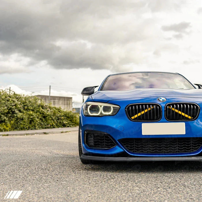 BMW 1 Series F20 F21 LCI EVO-1 Gloss Black Front Splitter by ZAERO (2015-2019) - Reinhart Autohaus