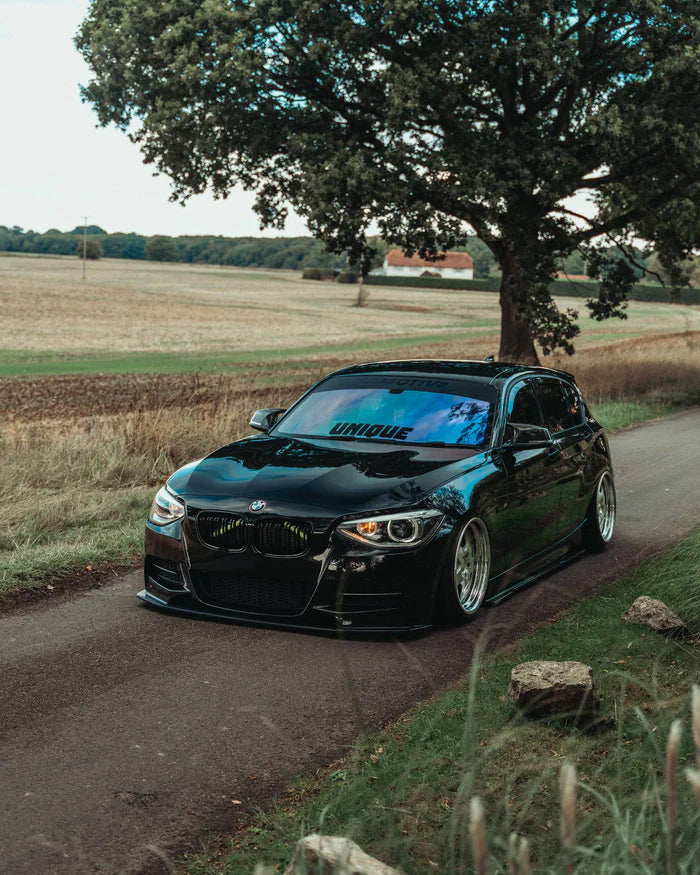 BMW 1 Series F20 Pre-LCI EVO-1 Gloss Black Front Splitter by ZAERO (2011-2015) - Reinhart Autohaus