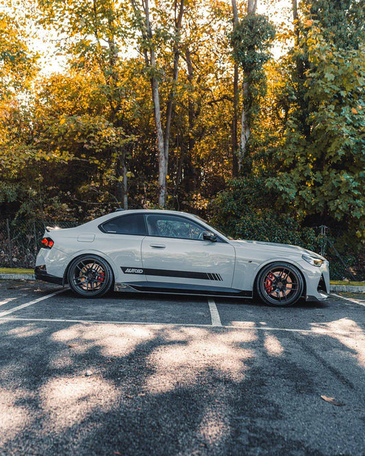 BMW 2 Series & M240i G42 Carbon Fibre Full Length Side Skirts (2021+) - Reinhart Autohaus