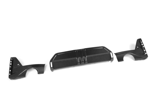 BMW 3 Series G20 G21 LCI Carbon Fibre Performance Rear Diffuser Set by TRE (2023+) - Reinhart Autohaus