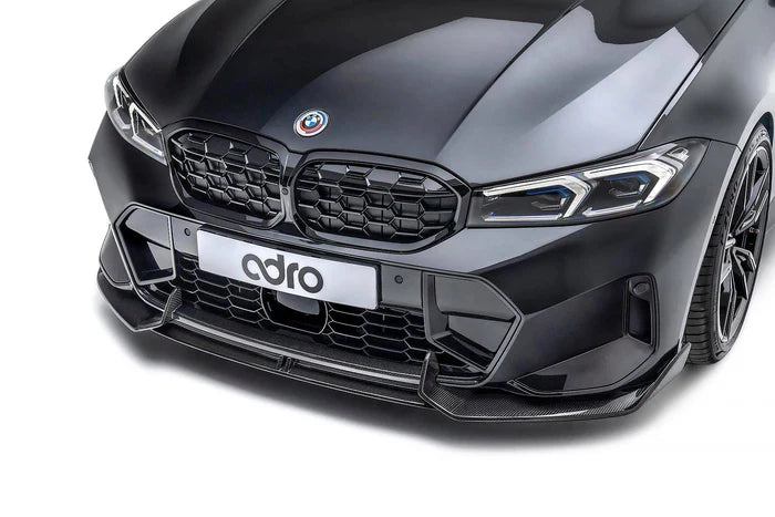 BMW 3 Series M340i G20 G21 LCI Carbon Fibre Front Splitter by Adro (2022+) - Reinhart Autohaus