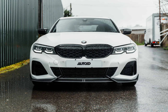 BMW 3 Series M340i G20 G21 (Pre-LCI) Carbon Fibre Front Splitter by Adro (2018-2022) - Reinhart Autohaus