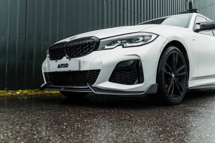 BMW 3 Series M340i G20 G21 (Pre-LCI) Carbon Fibre Front Splitter by Adro (2018-2022) - Reinhart Autohaus