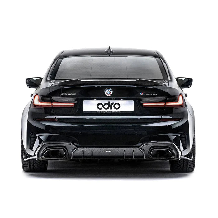 BMW 3 Series M340i G20 (Pre-LCI) Carbon Fibre Rear Diffuser by Adro (2018-2022) - Reinhart Autohaus