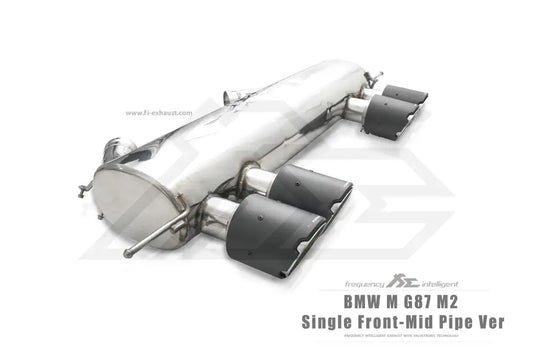BMW G87 M2 Single Front Mid Pipe Valvetronic Catback Exhaust