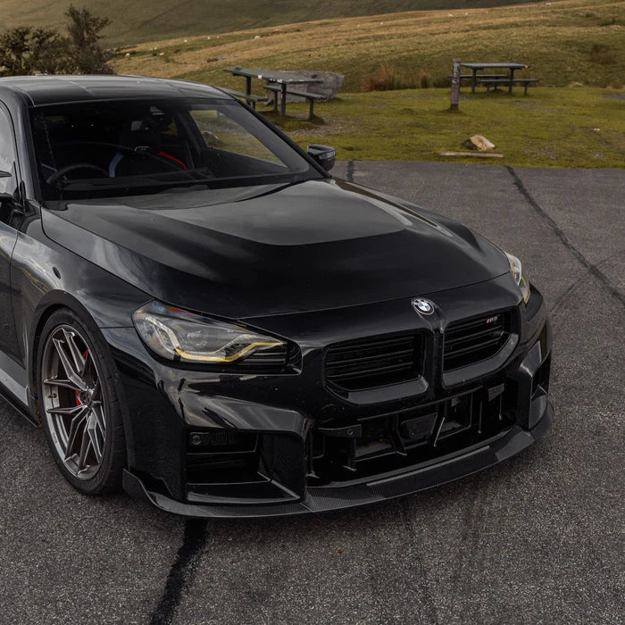 BMW G87 M2 TR87 Carbon Fibre Front Splitter with Winglets by TRE (2023+) - Reinhart Autohaus