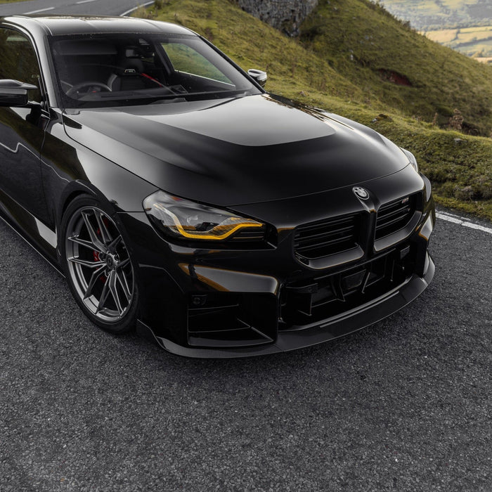 BMW G87 M2 TR87 Carbon Fibre Front Splitter with Winglets by TRE (2023+) - Reinhart Autohaus