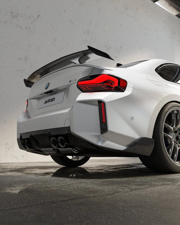 BMW G87 M2 TR87 Carbon Fibre Rear Bumper Winglets by TRE (2023+) - Reinhart Autohaus