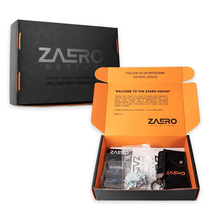 BMW M2 Competition F87 EVO-S Gloss Black Front Splitter by ZAERO (2018-2021) - Reinhart Autohaus