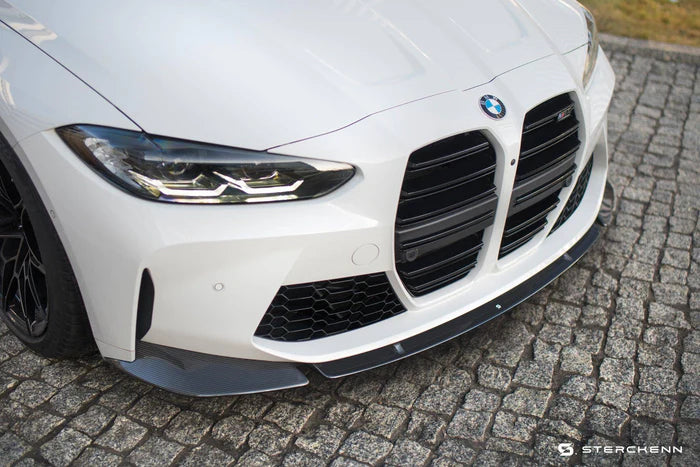 BMW M3 G80 G81 & M4 G82 G83 Carbon Fibre Front Splitter by Sterckenn (2021+) - Reinhart Autohaus