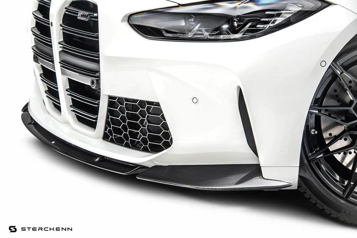 BMW M3 G80 G81 & M4 G82 G83 Carbon Fibre Front Splitter by Sterckenn (2021+) - Reinhart Autohaus