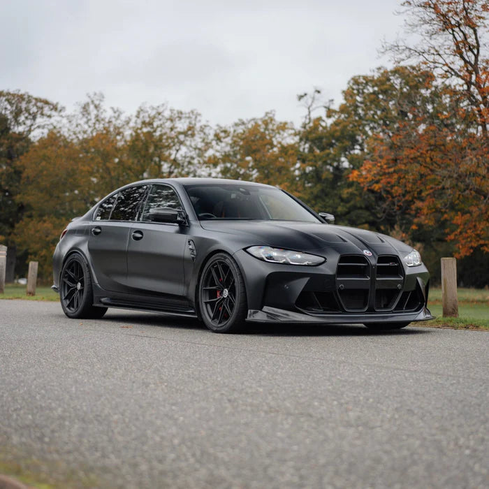 BMW M3 G80 G81 Pre-Preg Carbon Fibre PR-1 Side Skirts by TRE (2020+) - Reinhart Autohaus