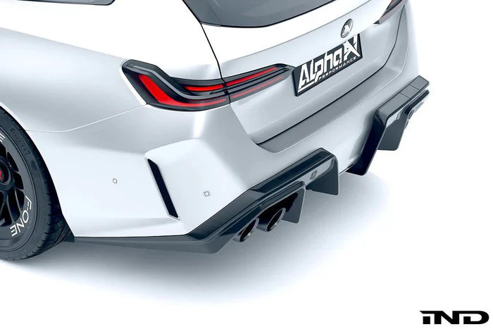 BMW M5 G90 G99 Carbon Fibre Rear Diffuser V1 by Alpha-N (2024+) - Reinhart Autohaus