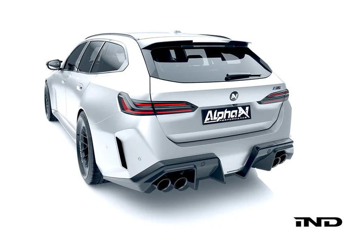 BMW M5 G90 G99 Carbon Fibre Rear Diffuser V1 by Alpha-N (2024+) - Reinhart Autohaus