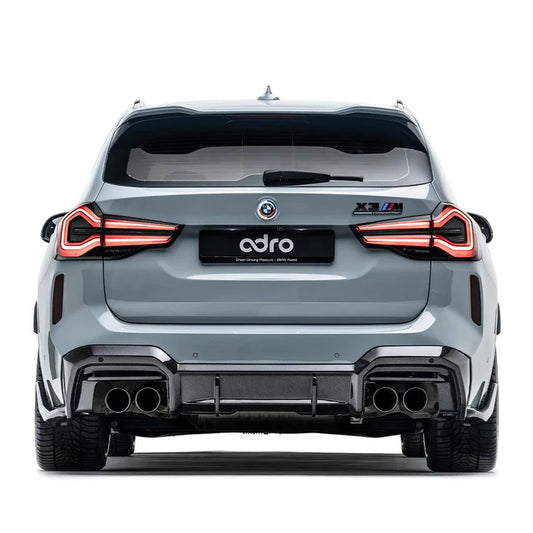BMW X3M LCI F97 Pre-Preg Carbon Fibre Rear Diffuser by Adro (2022+) - Reinhart Autohaus