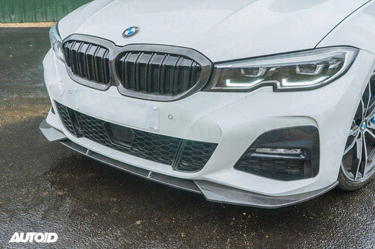 Carbon Fibre Competition Front Splitter for BMW 3 Series Pre-LCI (2018-2022, G20 G21) - Reinhart Autohaus