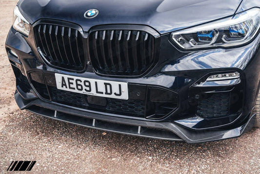 Carbon Fibre Competition Front Splitter for BMW X5 (2018+, G05) - Reinhart Autohaus